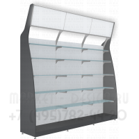 Стеллажи с подсветкой для торговли косметикой