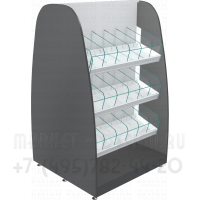 Торговый стеллаж для парфюмерии и косметики